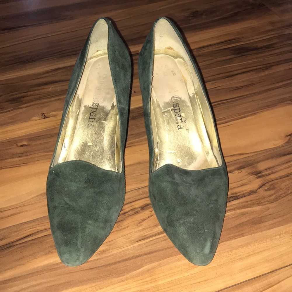 Green dress heels